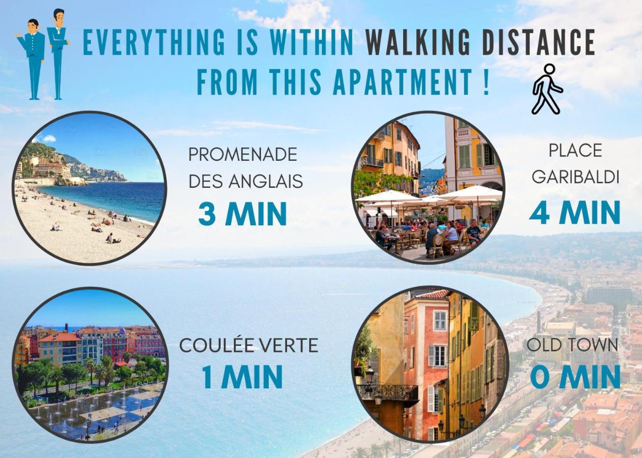 Nestor&Jeeves - Design Vieux Nice - Old Town - Close Sea Экстерьер фото